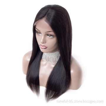 Factory Price Brazilian Hair Wig Short HD Lace Wig Vendors Cuticle Aligned Hair Mink  Front Lace Wig For Black Women